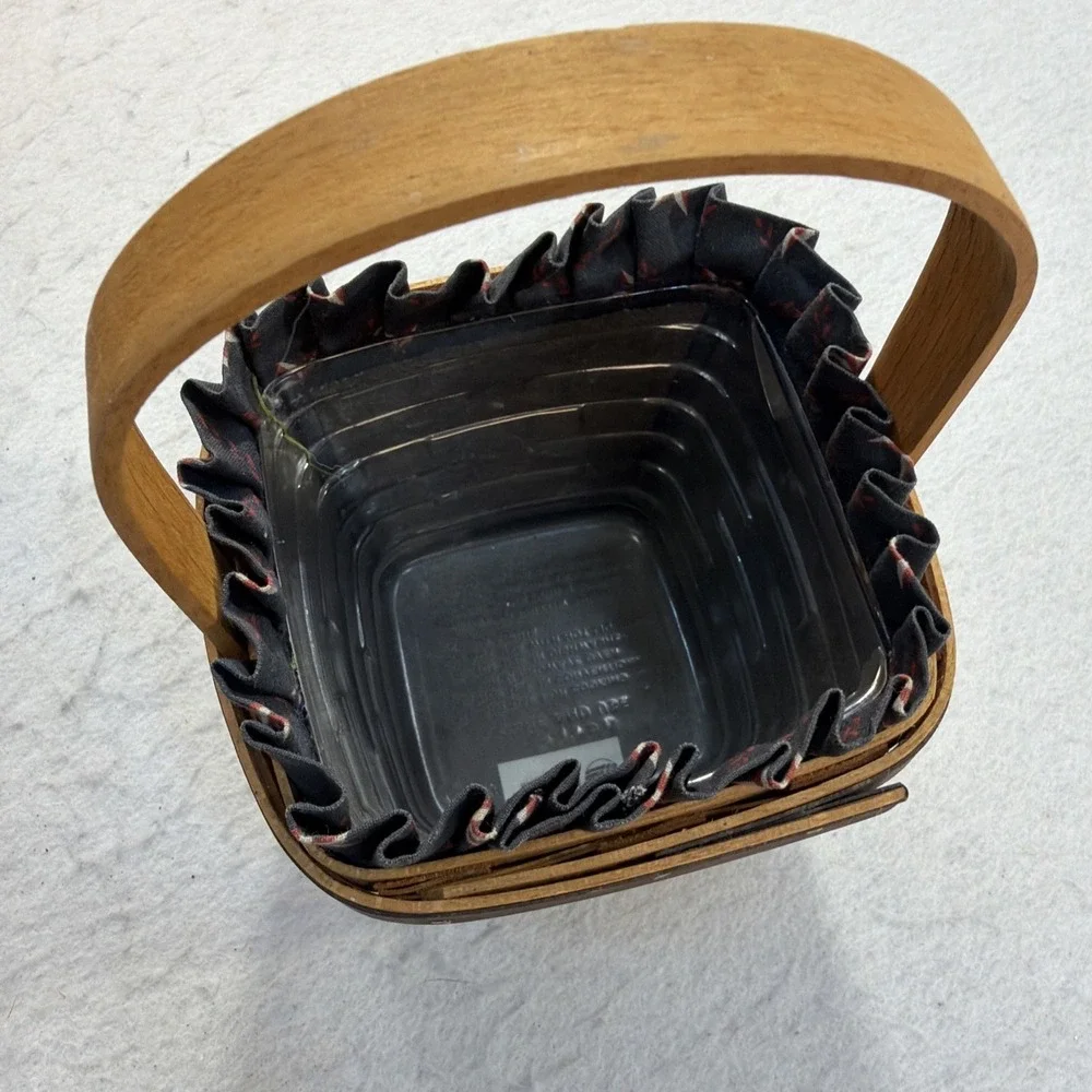 Longaberger 1993 Inaugural Basket with Liner and Protector